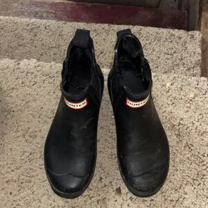 Hunter Classic Black Chelsea Boots